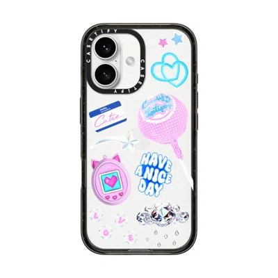 Casetify Iphone 16 Case Black Impact Case  Y2k Collage