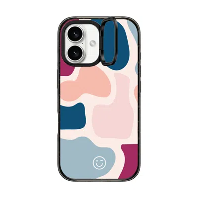 Casetify Iphone 16 Case Black Impact Ring Stand Case Magsafe Compatible  Kic Army  In Gray