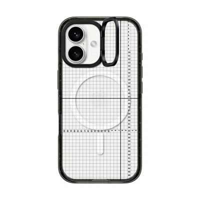 Casetify Iphone 16 Case Black Impact Ring Stand Case Magsafe Compatible  Metrics