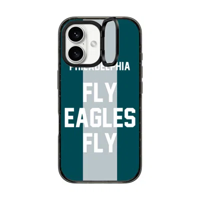 Casetify Iphone 16 Case Black Impact Ring Stand Case Magsafe Compatible  Superbowl - Fly Eagles Fly