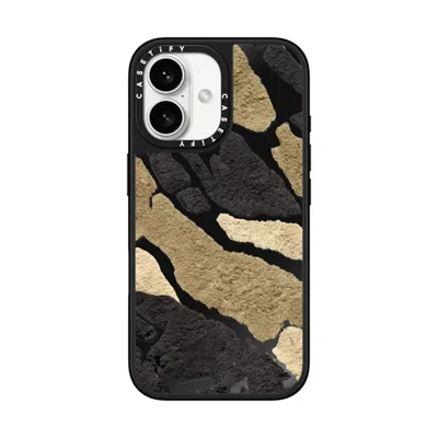 Casetify Iphone 16 Case Black On Black Mirror Case Magsafe Compatible  Nature Desert Camo