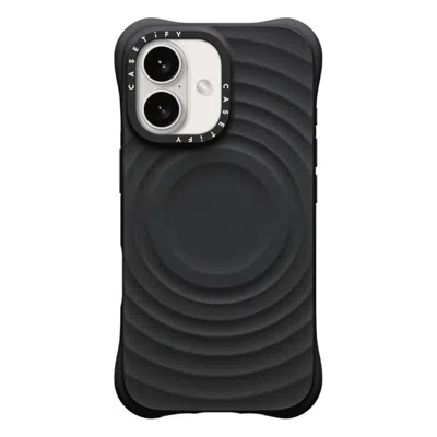 Casetify Iphone 16 Case Black Ripple Case  Ripple Case - Black - Iphone 16