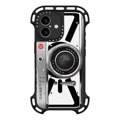 Casetify Iphone 16 Case Black Ultra Bounce Case Magsafe Compatible  Camera Case - Classic