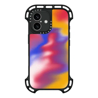 Casetify Iphone 16 Case Black Ultra Bounce Case Magsafe Compatible  Gradient,futurism Primary Aura