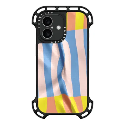 Casetify Iphone 16 Case Black Ultra Bounce Case Magsafe Compatible  Pattern Afternoon At Bondi