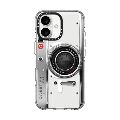 Casetify Iphone 16 Case Clear Impact Clear Case Magsafe Compatible  Camera Case - Classic  In Transparent