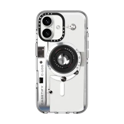 Casetify Iphone 16 Case Clear Impact Clear Case Magsafe Compatible  Camera Case - Retro  In Transparent