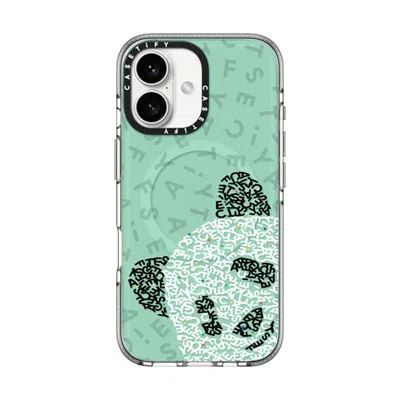 Casetify Iphone 16 Case Clear Impact Clear Case Magsafe Compatible  Hi! Panda!  In Transparent