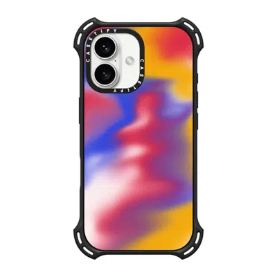 Casetify Iphone 16 Case Matte Black Bounce Case Magsafe Compatible  Gradient,futurism Primary Aura