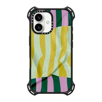 Casetify Iphone 16 Case Matte Black Bounce Case Magsafe Compatible  Pattern Afternoon At Capri