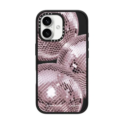 Casetify Iphone 16 Case Matte Black Impact Case  Alisha Marie Disco Baby Case