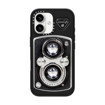 Casetify Iphone 16 Case Matte Black Impact Case Magsafe Compatible  Camera Case - Vintage