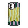 Casetify Iphone 16 Case Matte Black Impact Case  Pattern Afternoon At Capri In Black