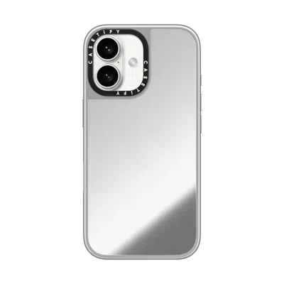Casetify Iphone 16 Case Silver On Silver Mirror Case Magsafe Compatible  Bretman Custom Case