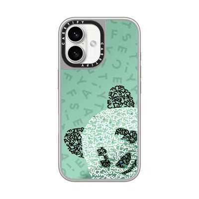 Casetify Iphone 16 Case Silver On Silver Mirror Case Magsafe Compatible  Hi! Panda!