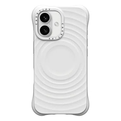 Casetify Iphone 16 Case White Ripple Case  Ripple Case - White - Iphone 16