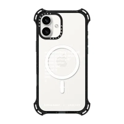 Casetify Iphone 16 Plus Case Black Bounce Case Magsafe Compatible  Alisha Marie Social Battery Case