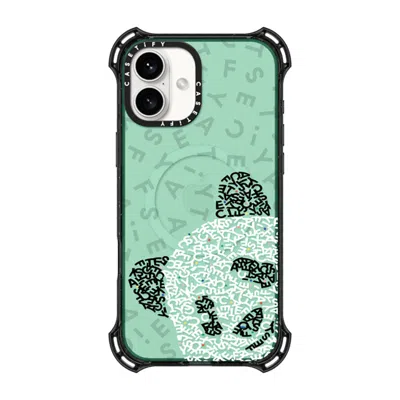 Casetify Iphone 16 Plus Case Black Bounce Case Magsafe Compatible  Hi! Panda!