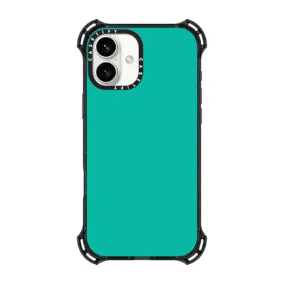 Casetify Iphone 16 Plus Case Black Bounce Case Magsafe Compatible  Mint Green
