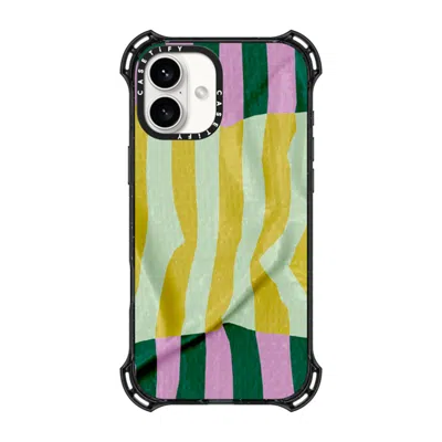 Casetify Iphone 16 Plus Case Black Bounce Case Magsafe Compatible  Pattern Afternoon At Capri