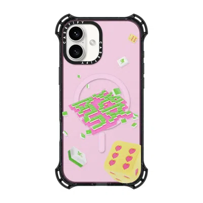 Casetify Iphone 16 Plus Case Black Bounce Case Magsafe Compatible  Strike It Rich!