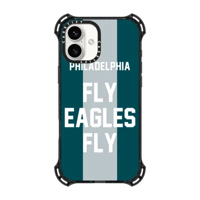 Casetify Iphone 16 Plus Case Black Bounce Case Magsafe Compatible  Superbowl - Fly Eagles Fly