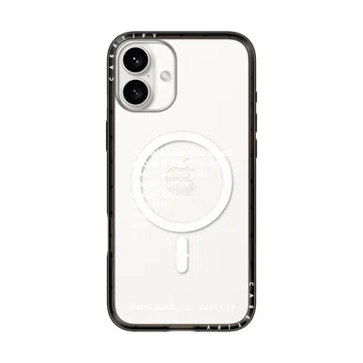 Casetify Iphone 16 Plus Case Black Compact Case Magsafe Compatible  Alisha Marie Social Battery Case