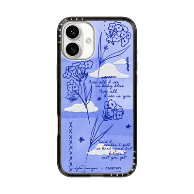 Casetify Iphone 16 Plus Case Black Compact Case Magsafe Compatible  Baby Blue