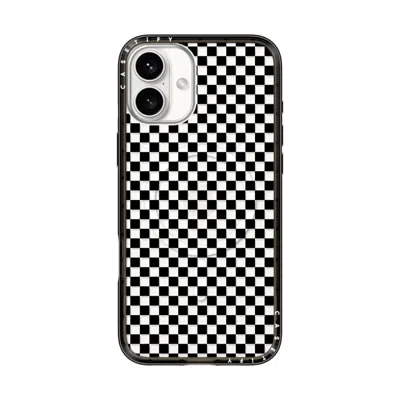 Casetify Iphone 16 Plus Case Black Compact Case Magsafe Compatible  Checker Case