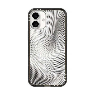 Casetify Iphone 16 Plus Case Black Compact Case Magsafe Compatible  Halftone Case