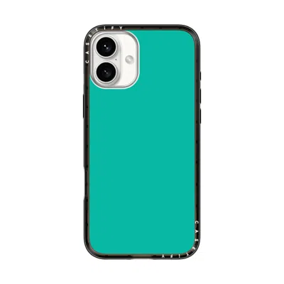 Casetify Iphone 16 Plus Case Black Compact Case Magsafe Compatible  Mint Green