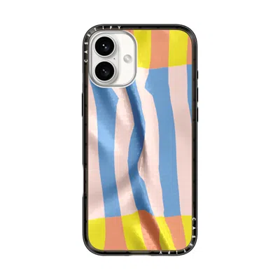 Casetify Iphone 16 Plus Case Black Compact Case Magsafe Compatible  Pattern Afternoon At Bondi