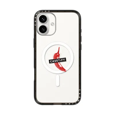 Casetify Iphone 16 Plus Case Black Compact Case Magsafe Compatible  “spicy Hot Pot Only"