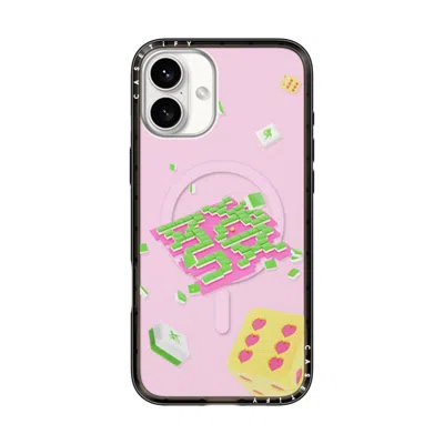 Casetify Iphone 16 Plus Case Black Compact Case Magsafe Compatible  Strike It Rich!