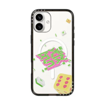 Casetify Iphone 16 Plus Case Black Compact Case Magsafe Compatible  Strike It Rich!