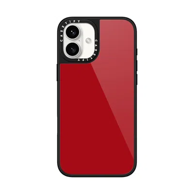 Casetify Iphone 16 Plus Case Black Glaze Case Magsafe Compatible  Cherry On Top