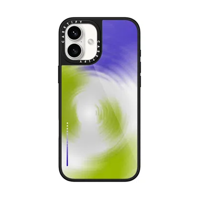 Casetify Iphone 16 Plus Case Black Glaze Case Magsafe Compatible  Gradient,futurism Matcha Ripples