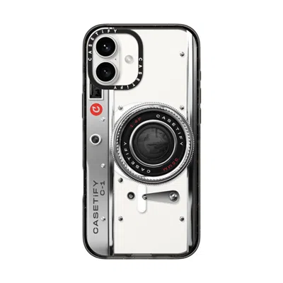 Casetify Iphone 16 Plus Case Black Impact Case Magsafe Compatible  Camera Case - Classic