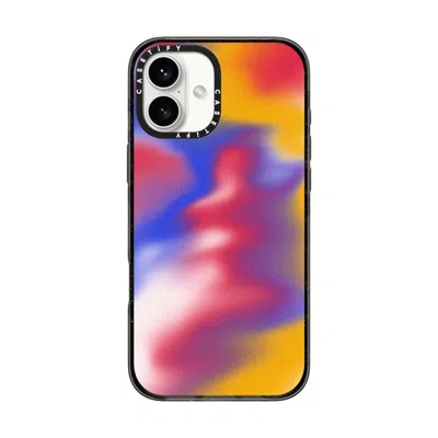 Casetify Iphone 16 Plus Case Black Impact Case Magsafe Compatible  Gradient,futurism Primary Aura