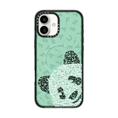 Casetify Iphone 16 Plus Case Black Impact Case Magsafe Compatible  Hi! Panda!