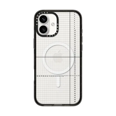 Casetify Iphone 16 Plus Case Black Impact Case Magsafe Compatible  Metrics