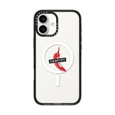 Casetify Iphone 16 Plus Case Black Impact Case Magsafe Compatible  “spicy Hot Pot Only"