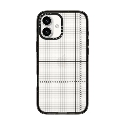 Casetify Iphone 16 Plus Case Black Impact Case  Metrics