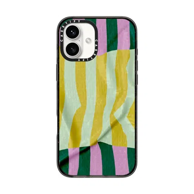 Casetify Iphone 16 Plus Case Black Impact Case  Pattern Afternoon At Capri