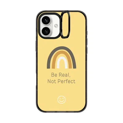 Casetify Iphone 16 Plus Case Black Impact Ring Stand Case Magsafe Compatible  Be Real, Not Perfect