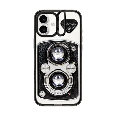 Casetify Iphone 16 Plus Case Black Impact Ring Stand Case Magsafe Compatible  Camera Case - Vintage  In Purple