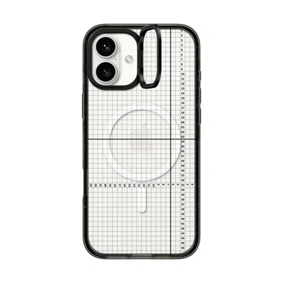 Casetify Iphone 16 Plus Case Black Impact Ring Stand Case Magsafe Compatible  Metrics