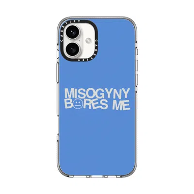 Casetify Iphone 16 Plus Case Clear Impact Clear Case Magsafe Compatible  Misogyny Bores Me  In Transparent