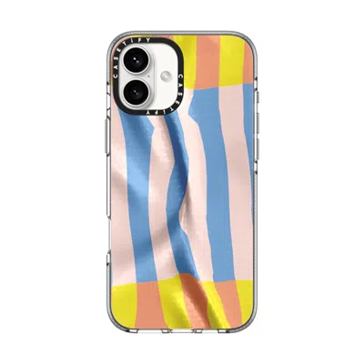 Casetify Iphone 16 Plus Case Clear Impact Clear Case Magsafe Compatible  Pattern Afternoon At Bondi In Transparent
