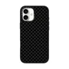 Casetify Iphone 16 Plus Case Matte Black Impact Case  Checker Case  In Black